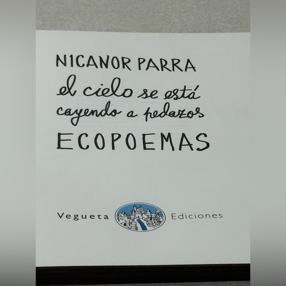 Ecopoemas Nicanor Parra : El Cielo Se Está Cayendo a Pedazos. Spanish Edition - Picture 6 of 10